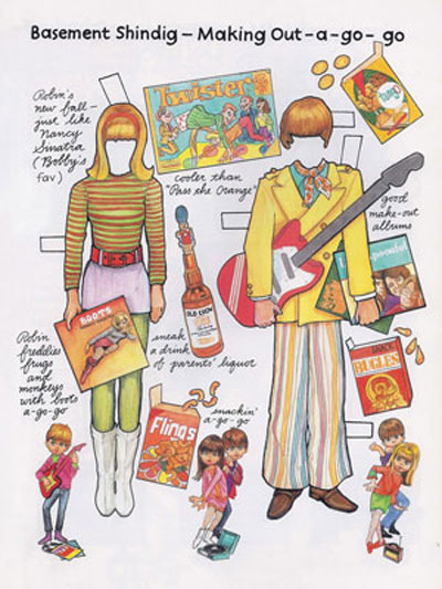 1980 Fashion Fads on Award Winning Collage Artist Author Sally Edelstein Offers Up