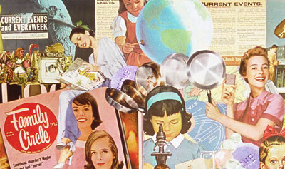 Media Made Women, Sally Edelstein Collage